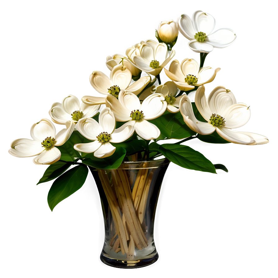 Dogwood In Vase Png 2 PNG Image