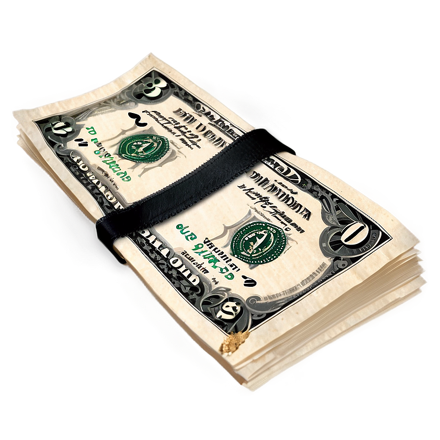 Dollar Bills Bundle Png Syr PNG Image