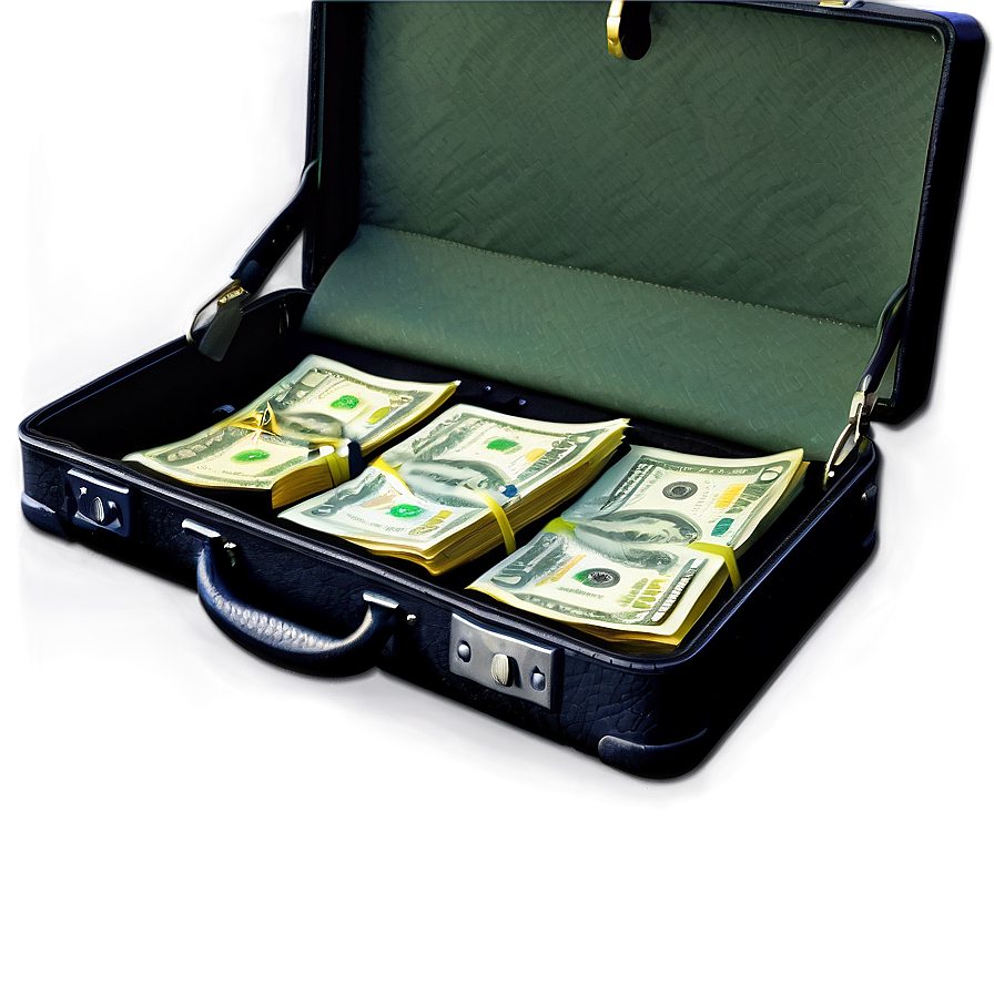 Dollar Bills In Briefcase Png Bhl PNG Image