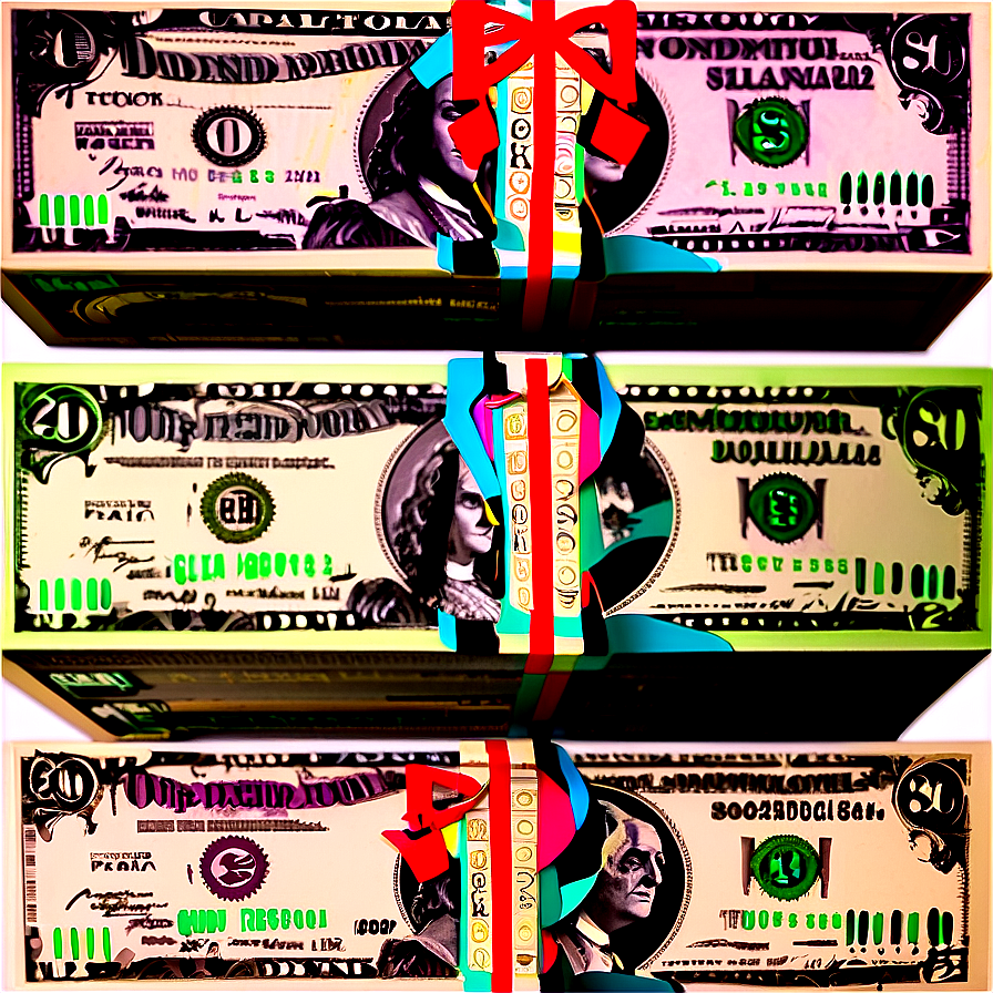 Dollar Bills Stack Side View Png 97 PNG Image