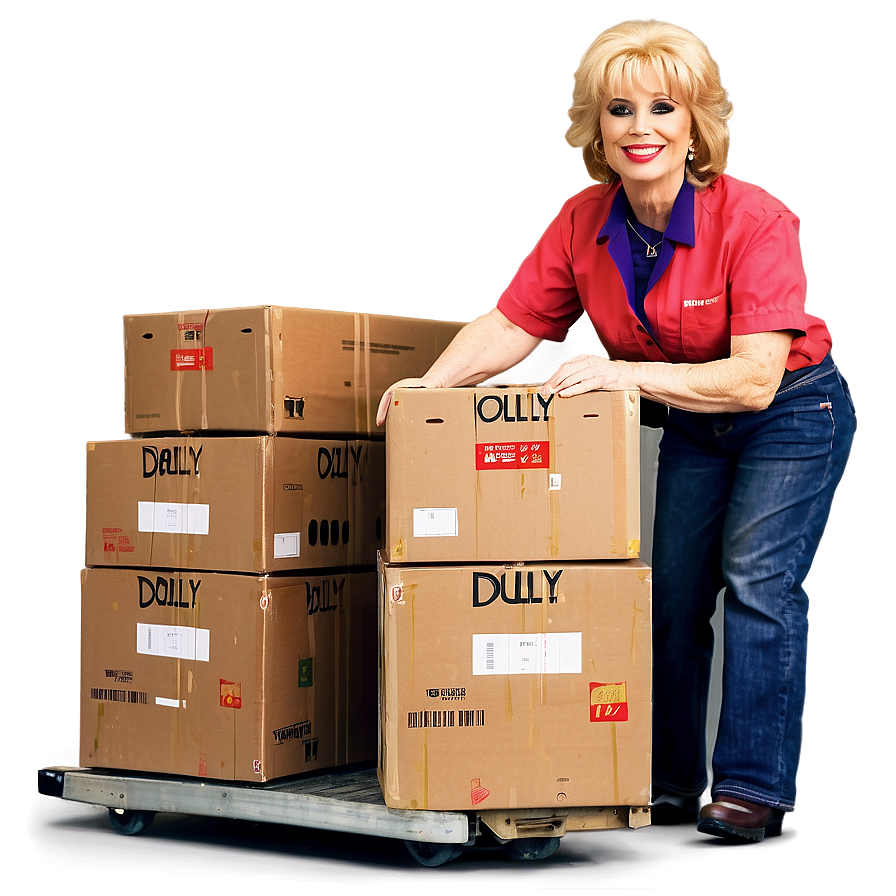 Dolly With Boxes Png Prk PNG Image