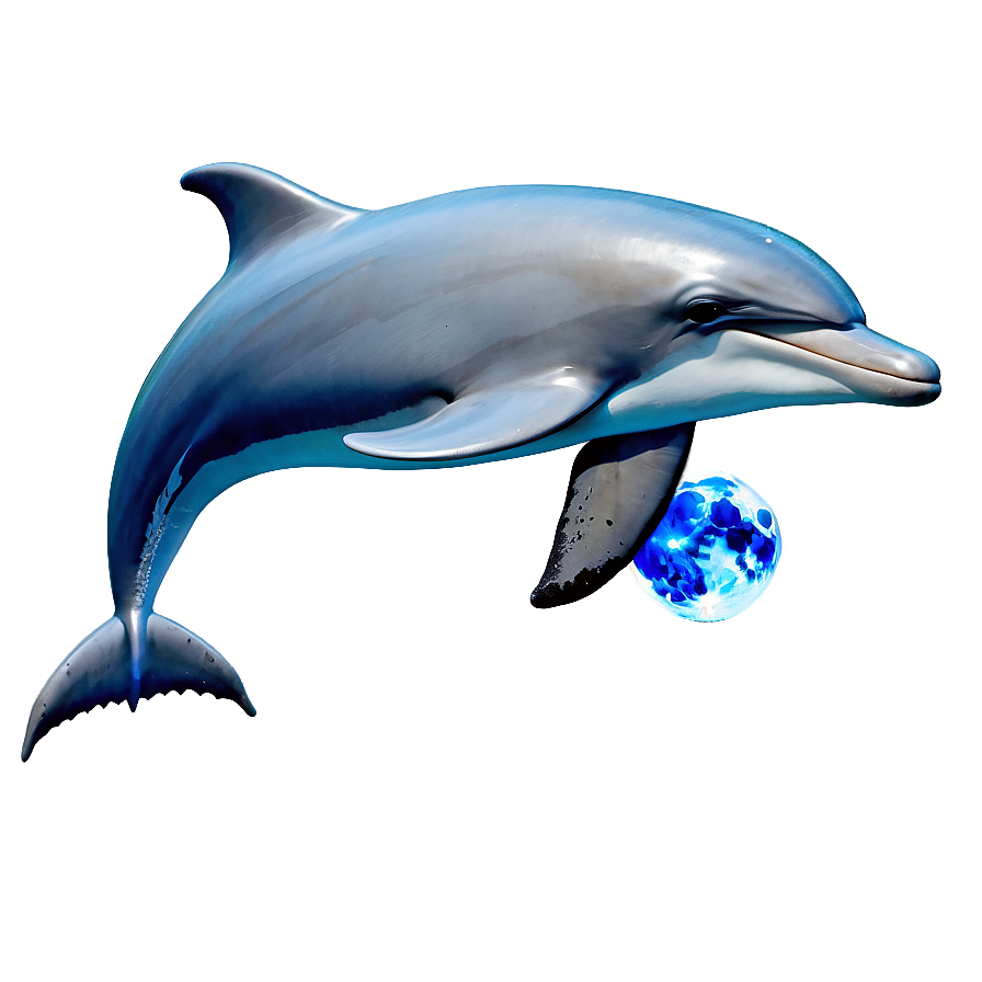 Dolphin And Moon Png Cwc PNG Image