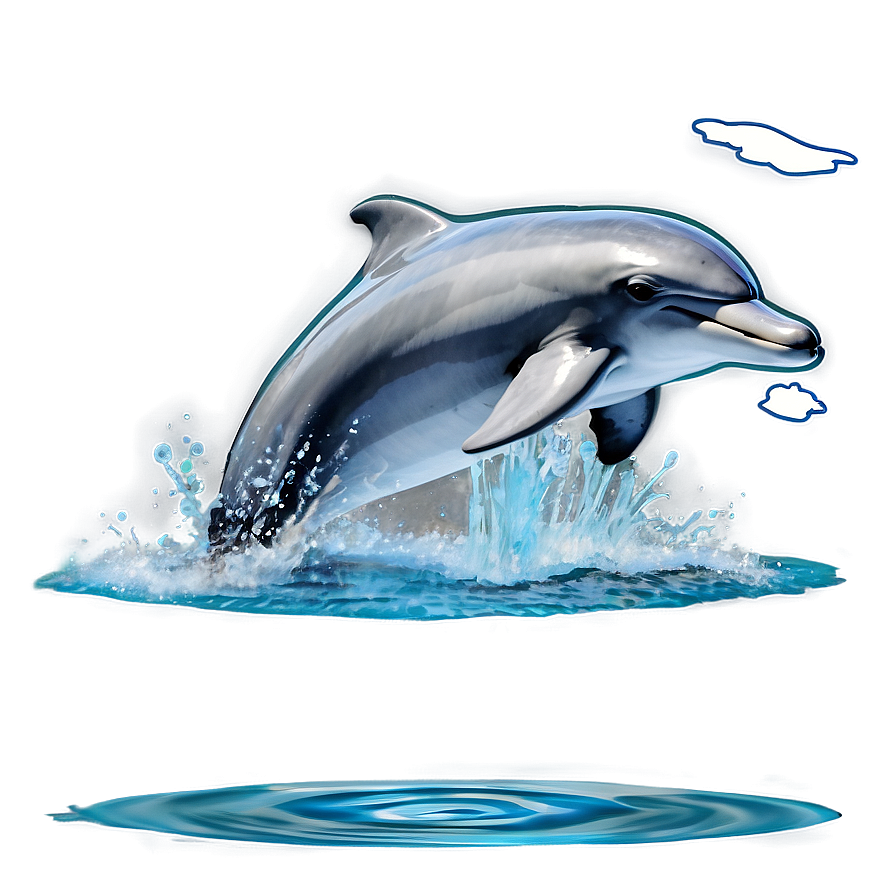 Dolphin In Water Png 60 PNG Image