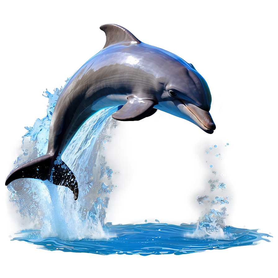 Dolphin Splash Png Gsk PNG Image