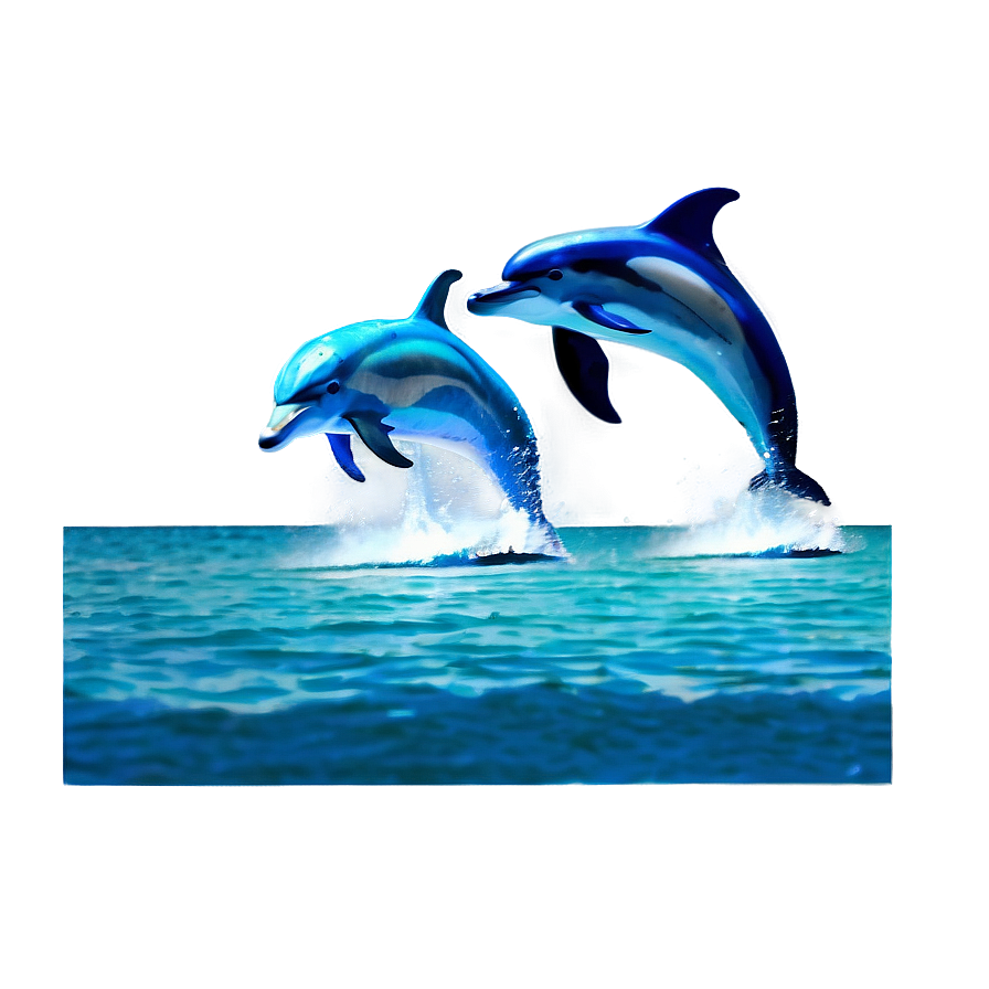 Dolphins In Sea Png 06112024 PNG Image