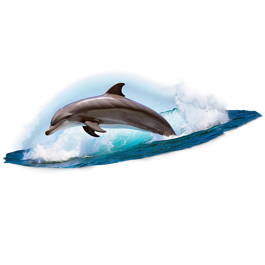 Dolphins In Wave Png Ucx20 PNG Image