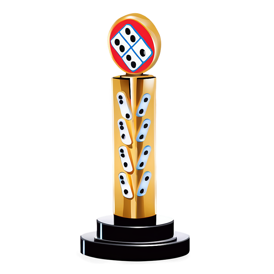 Dominoes Championship Trophy Png 83 PNG Image