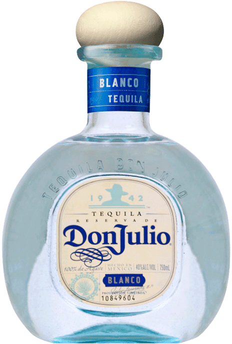 Don Julio Blanco Tequila Bottle PNG Image