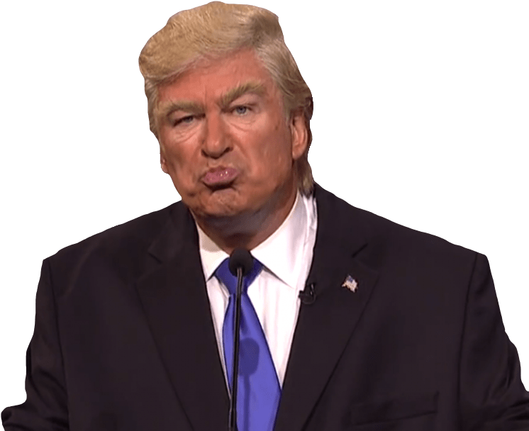 Donald Trump Pouting Expression PNG Image