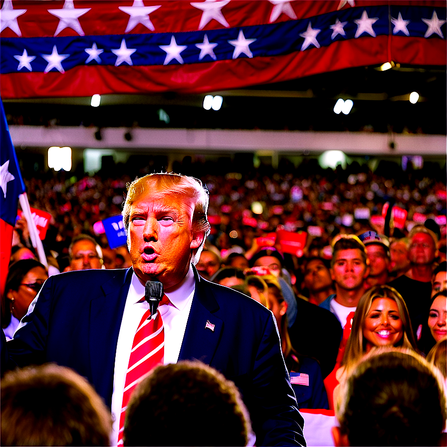 Donald Trump Rally Crowd Png 05242024 PNG Image