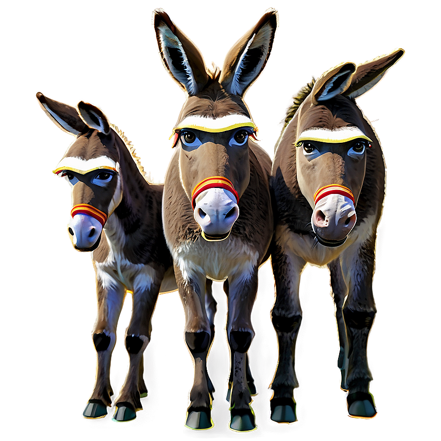 Donkey Family Png 65 PNG Image