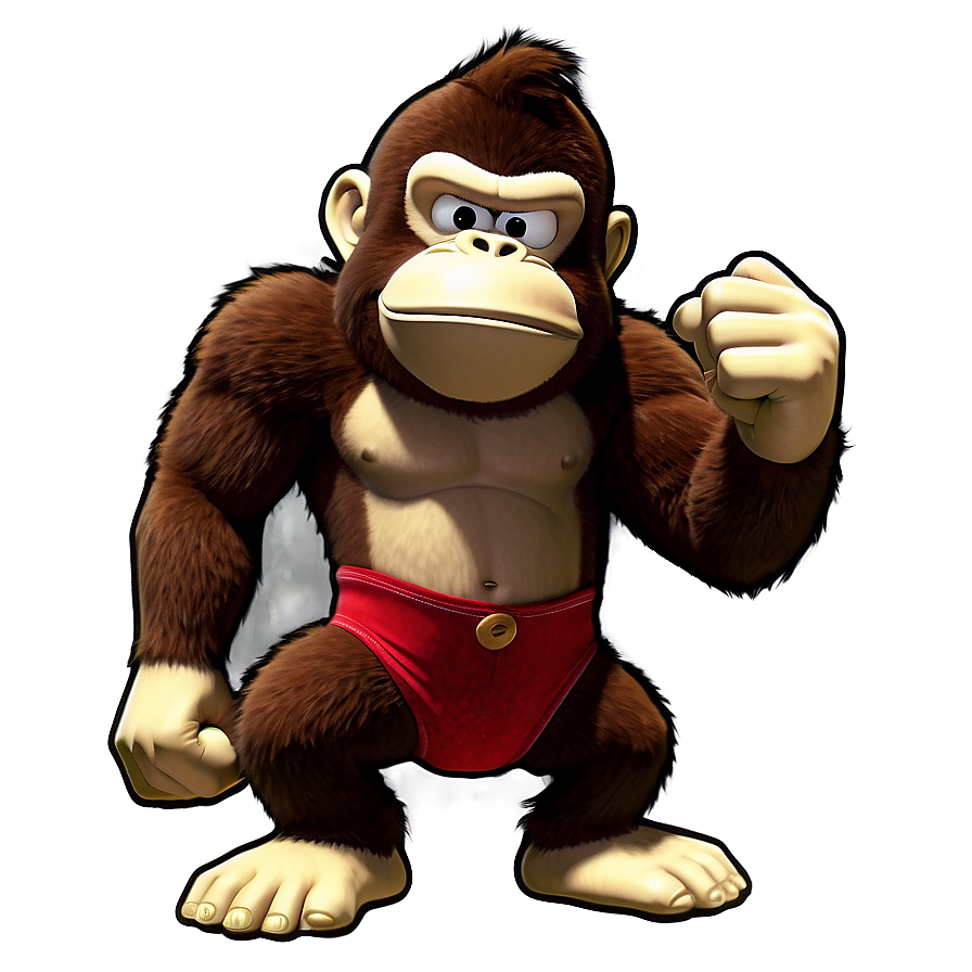 Donkey Kong Victory Dance Png 05232024 PNG Image