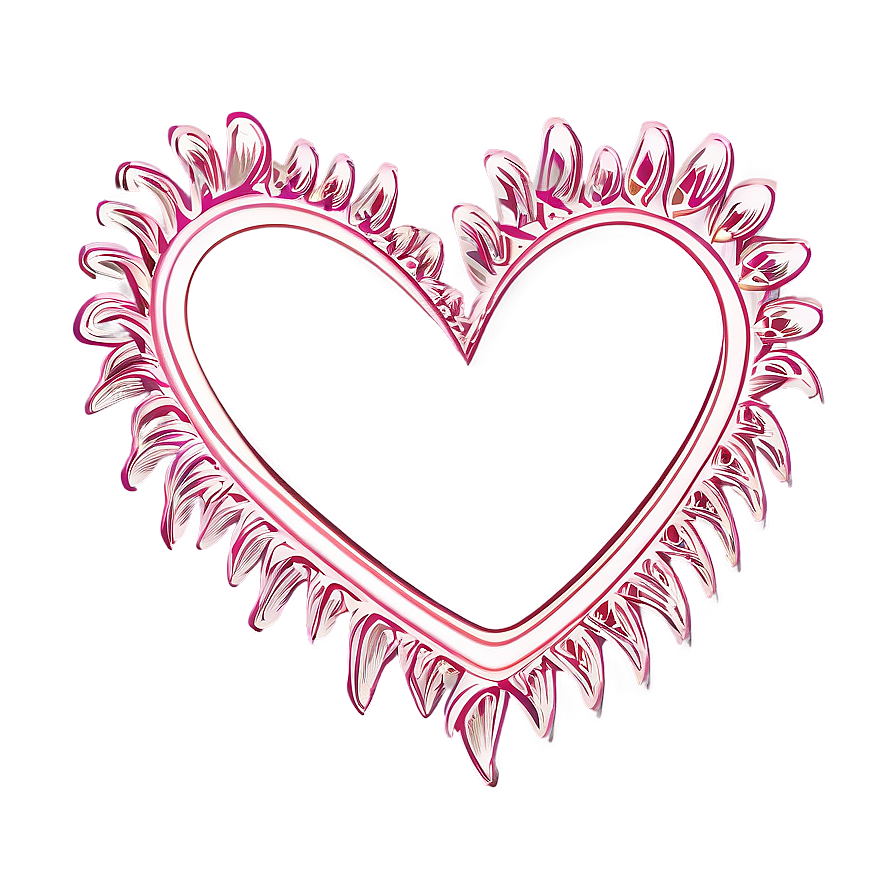 Doodle Heart Outline Png Xhw20 PNG Image