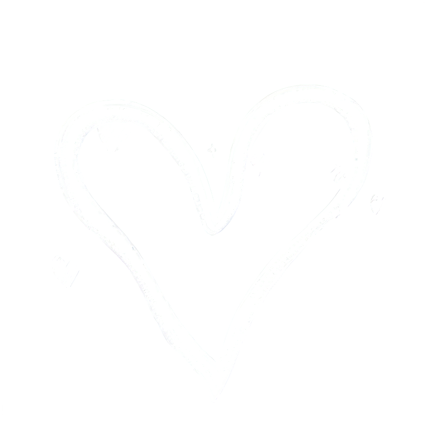 Doodle White Hearts Png Tld5 PNG Image