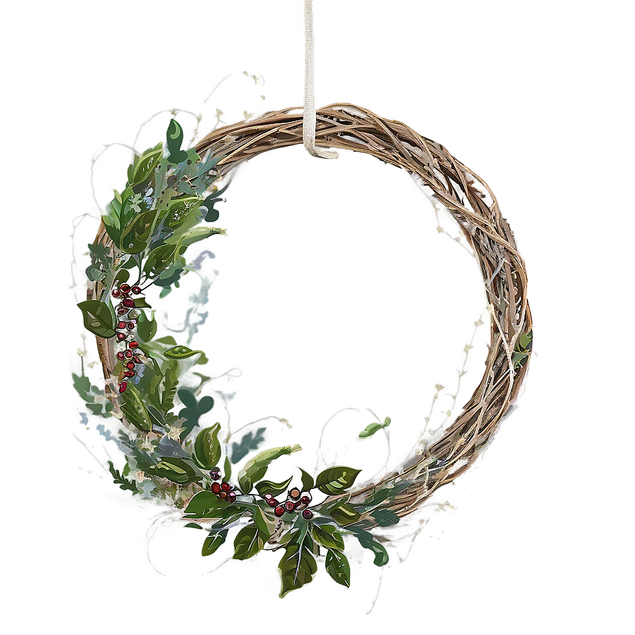 Door Hanging Wreath Png Pyj46 PNG Image