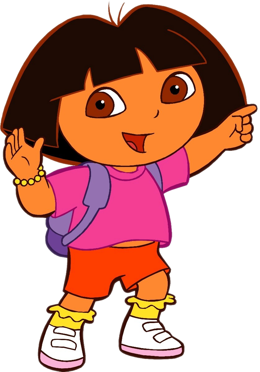 Dora The Explorer Waving PNG Image