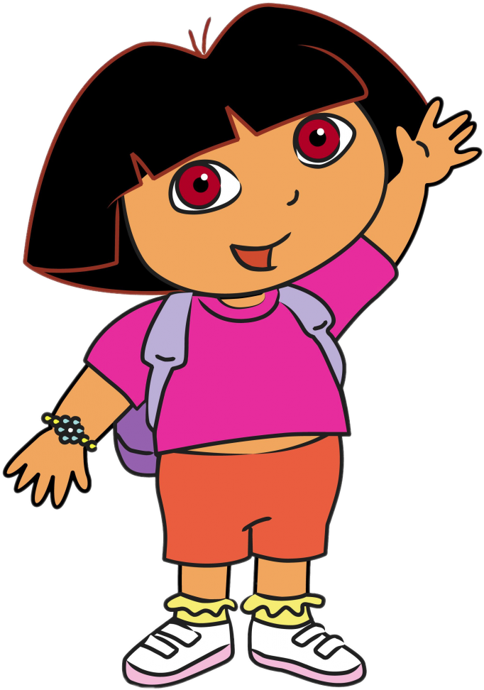 Dora The Explorer Waving PNG Image