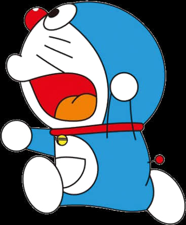 Doraemon_ Shocked_ Expression PNG Image