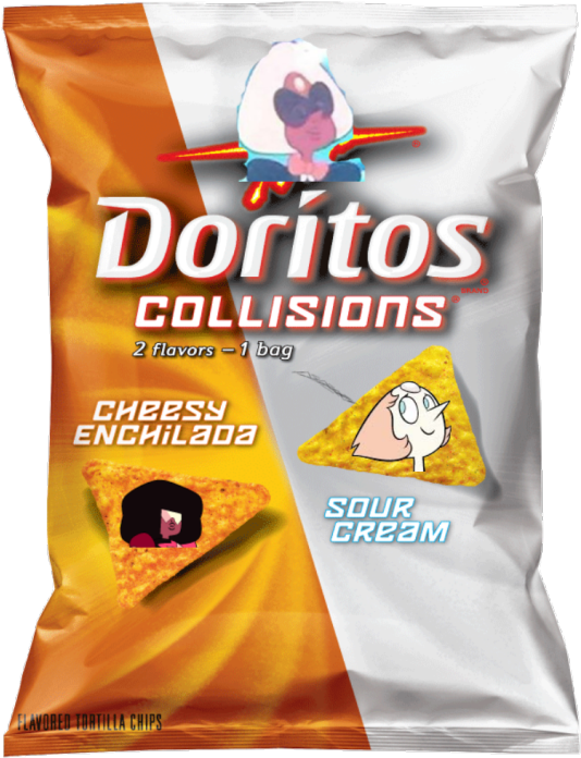 Doritos Collisions Cheesy Enchilada Sour Cream PNG Image