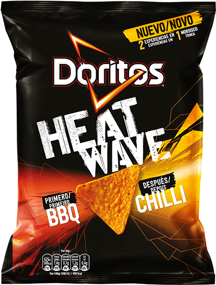 Doritos Heat Wave B B Q Chilli Flavor Package PNG Image