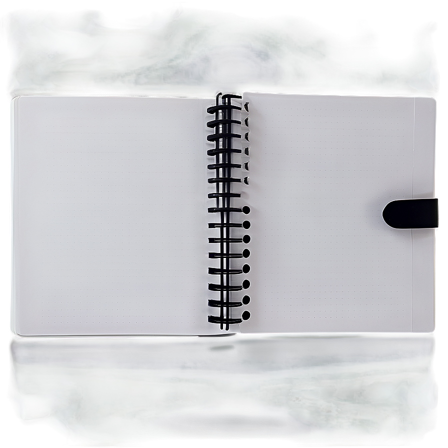 Dot Grid Spiral Notebook Png Bvl28 PNG Image