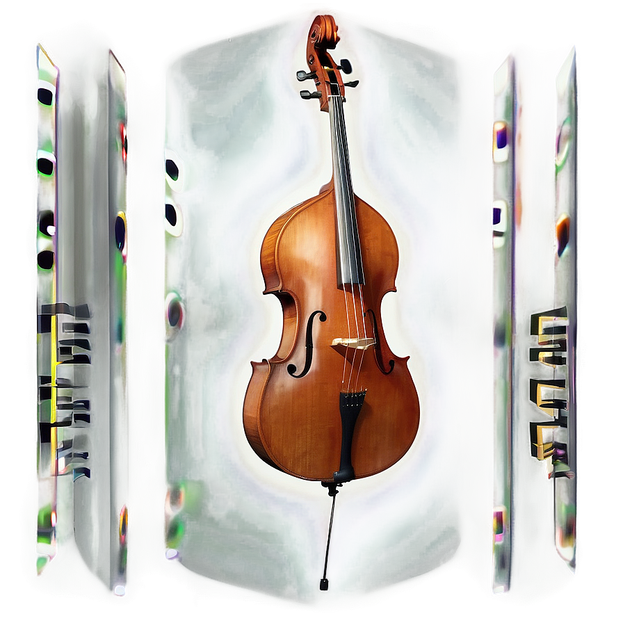 Double Bass And Clef Png 79 PNG Image