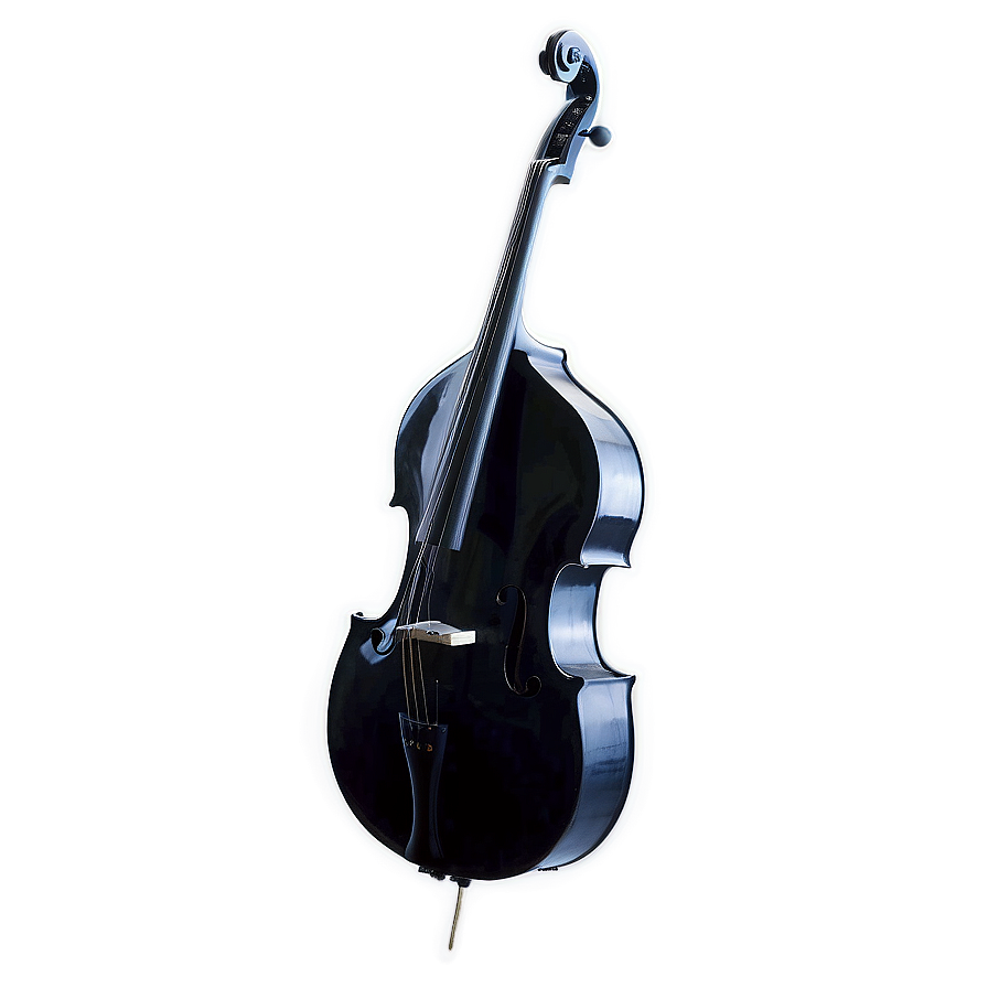 Double Bass Silhouette Player Png 06242024 PNG Image