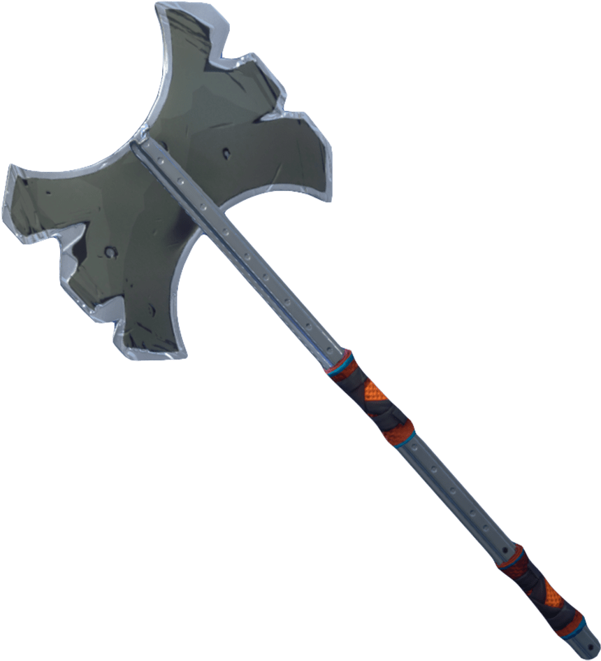 Double Bladed Battle Axe PNG Image