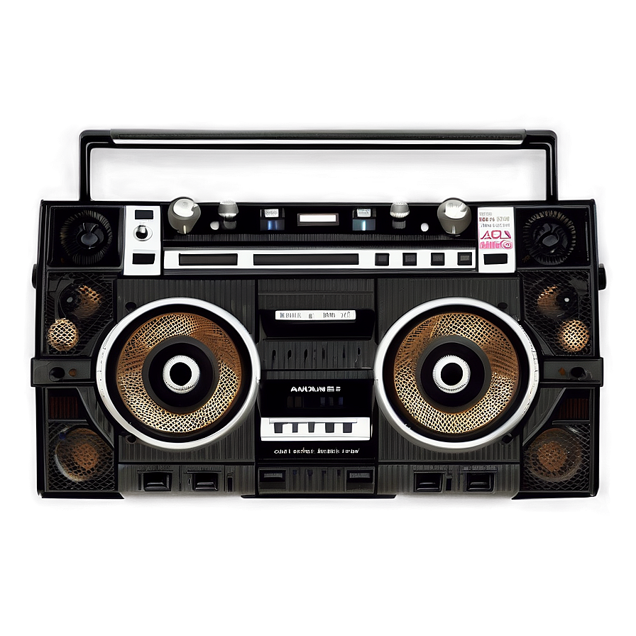 Double Cassette Boombox Png 50 PNG Image