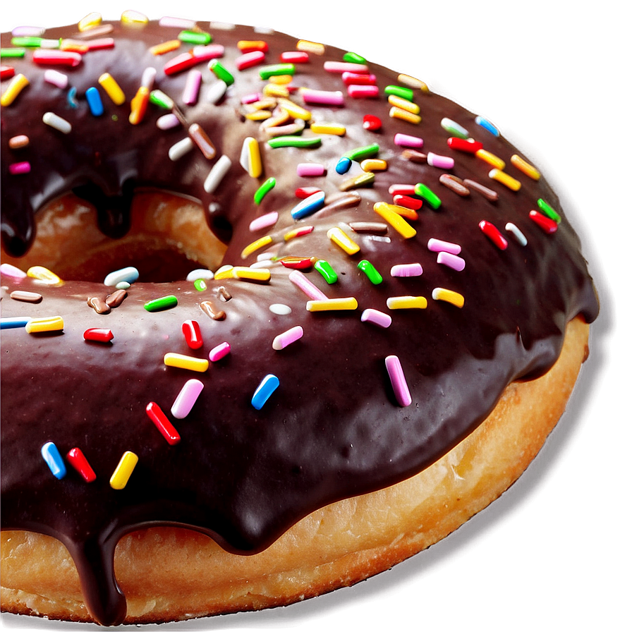 Double Chocolate Donut Png Mrv90 PNG Image