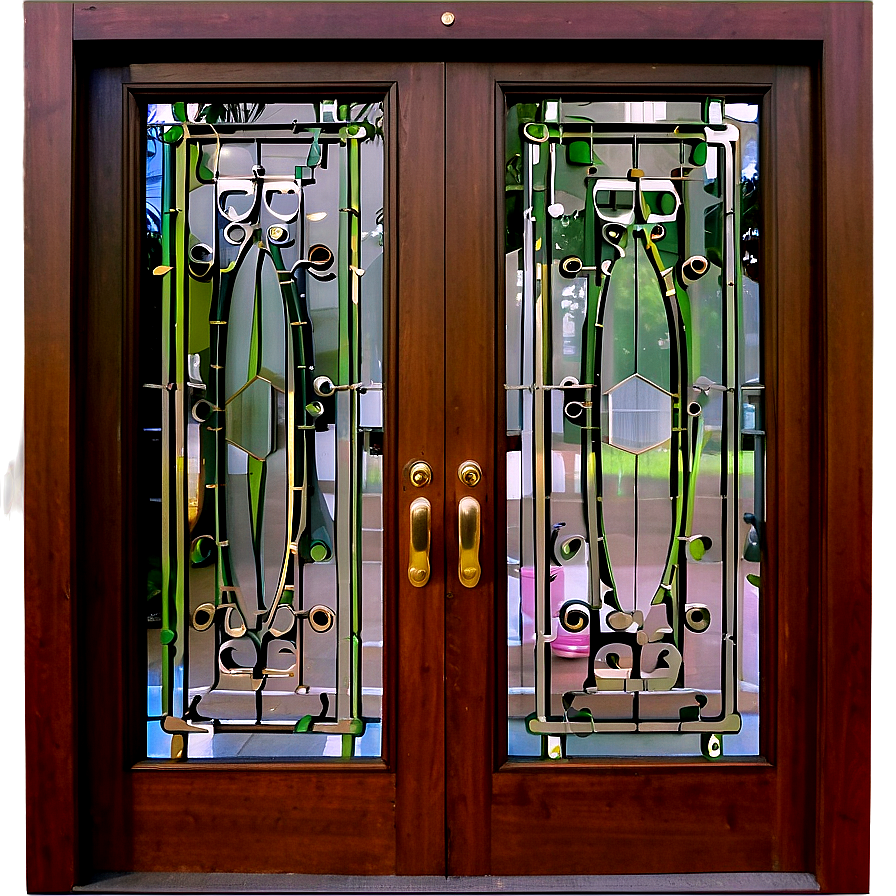 Double Front Doors Png Roe PNG Image