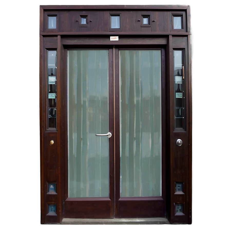 Double Glass Door Png Bhm2 PNG Image