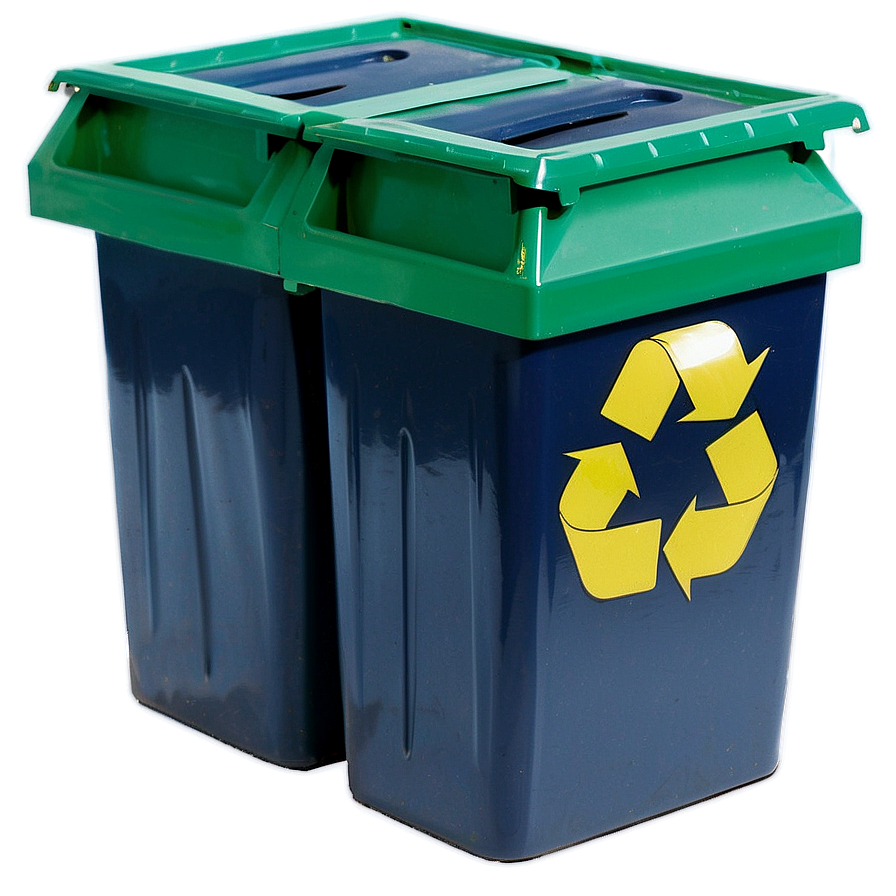 Double Recycle Bin Png 06132024 PNG Image