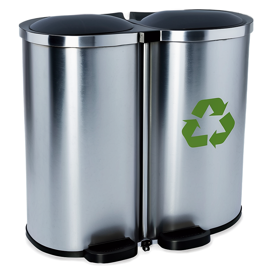 Double Recycling Bin Png Fuo PNG Image