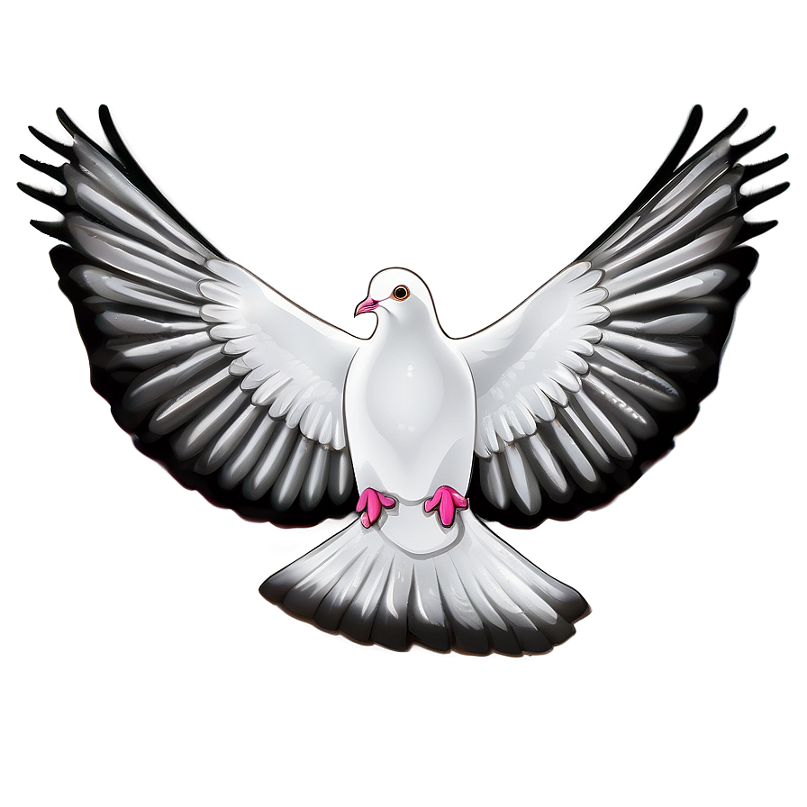 Dove Outline Png Nqs PNG Image