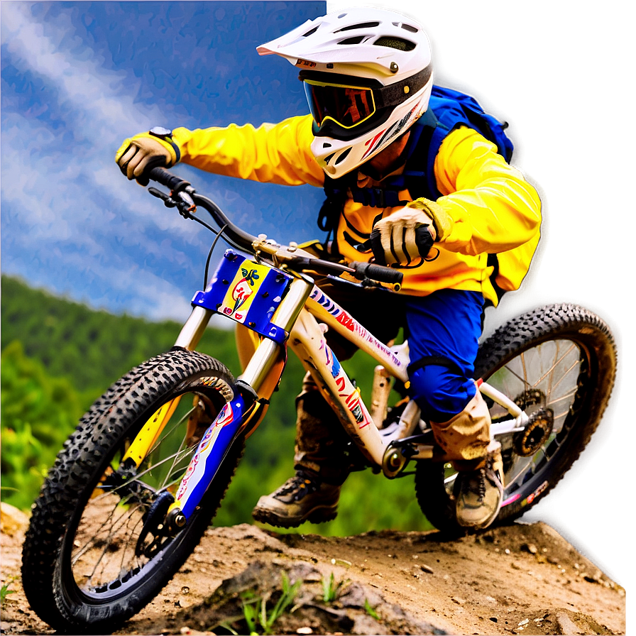 Downhill Biking Thrill Png 21 PNG Image