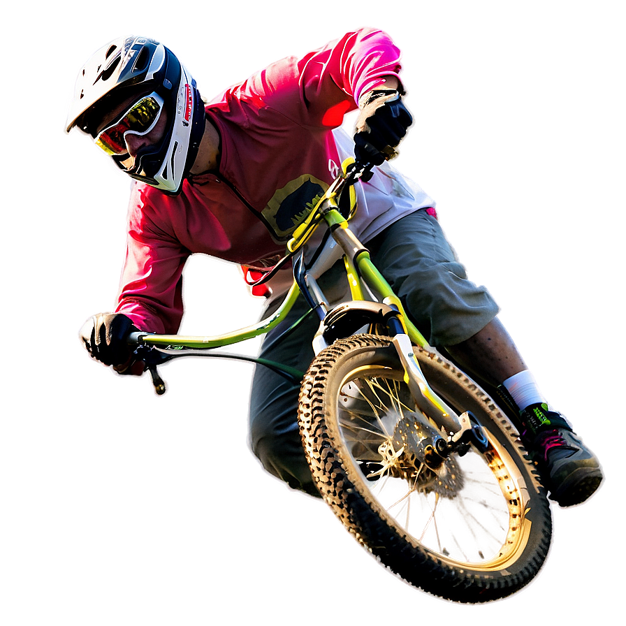 Downhill Biking Thrill Png Okb PNG Image