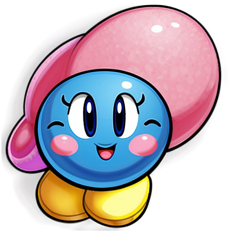 Download Detailed Kirby Blue Png 05232024 PNG Image