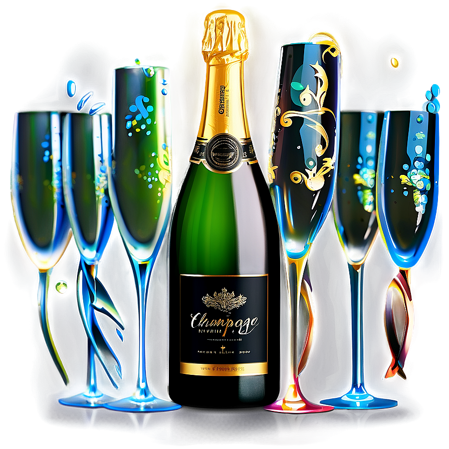 Download Premium Champagne Bottle Png Jmf PNG Image