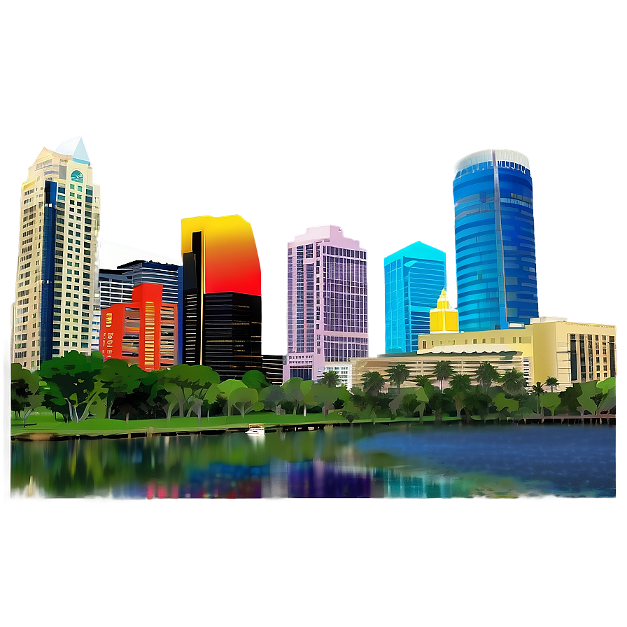 Downtown Orlando Png Tol PNG Image