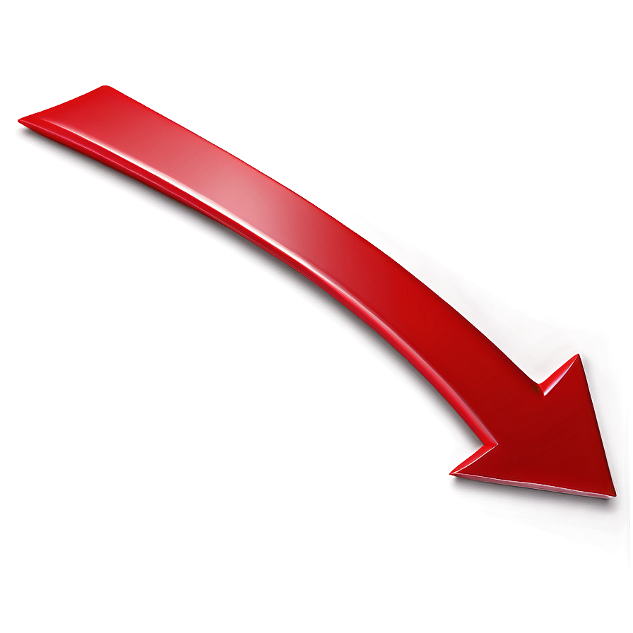 Downward Red Arrow Png Hcp PNG Image