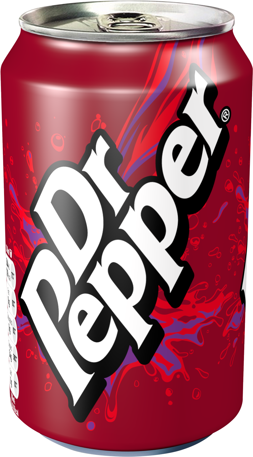 Dr Pepper Can Design PNG Image