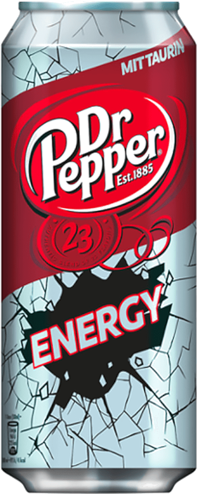 Dr Pepper Energy Can PNG Image