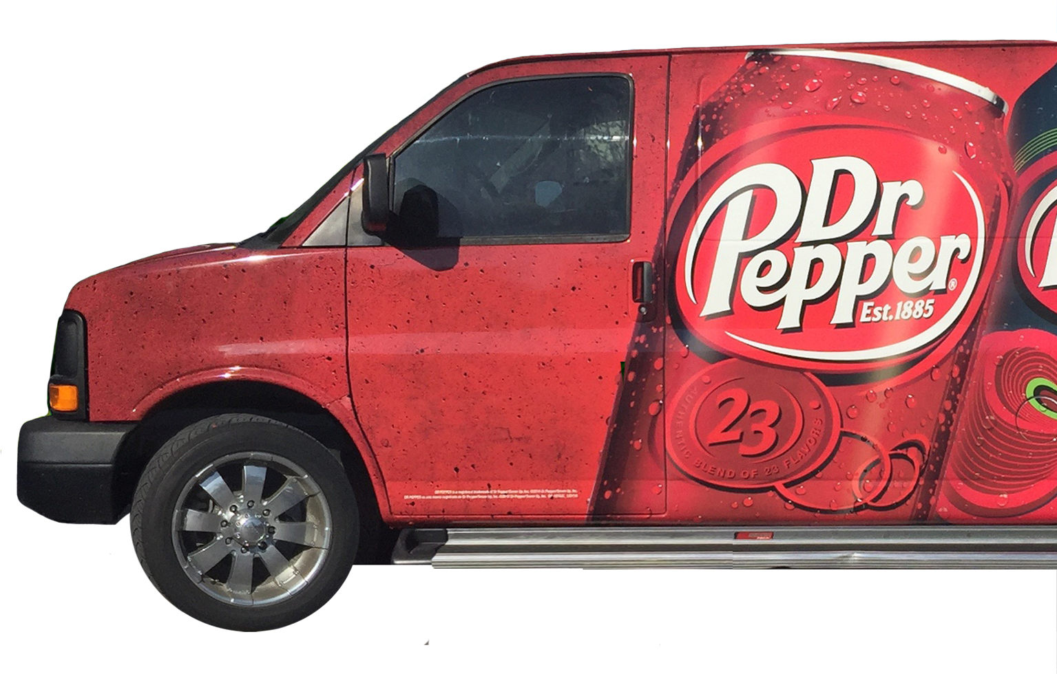 Dr Pepper Van Wrap PNG Image