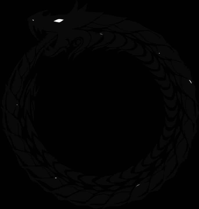 Dragon Circle Vector Art PNG Image