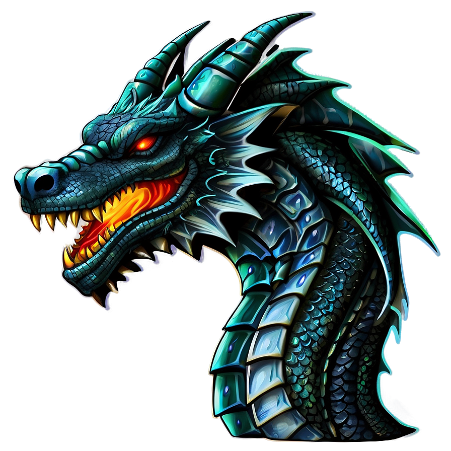 Dragon Head Clipart Png Vxt PNG Image