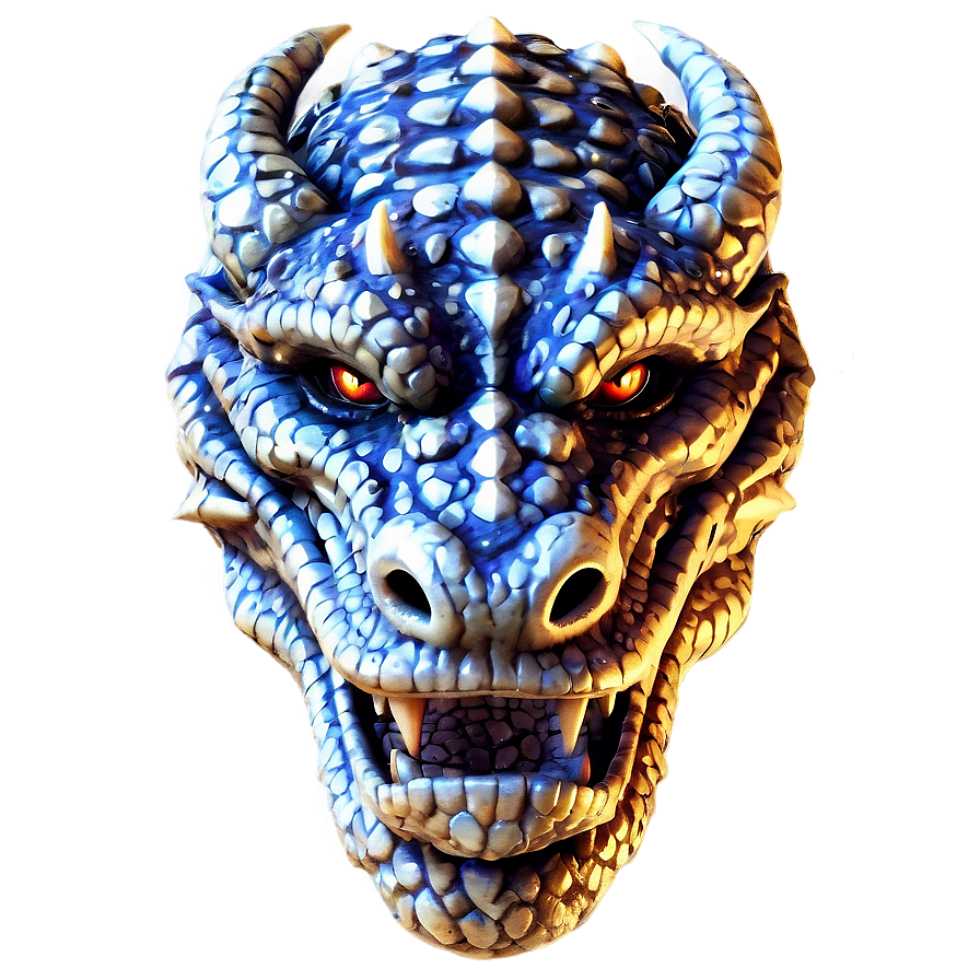 Dragon Head Closeup Png 05032024 PNG Image