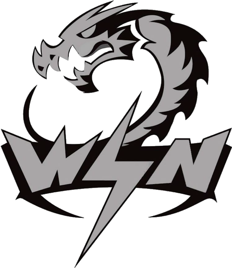 Dragon Lightning Win Logo PNG Image