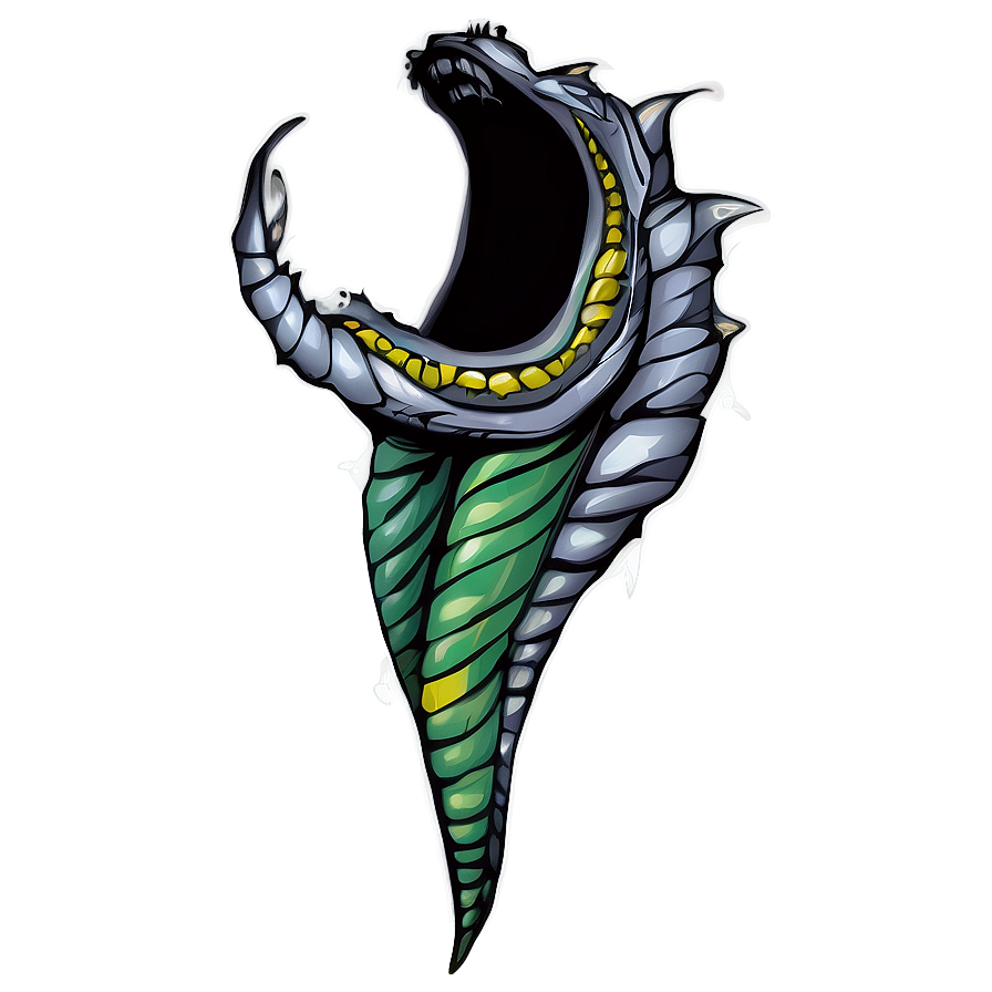 Dragon Neck Tattoo Visuals Png Kaf PNG Image