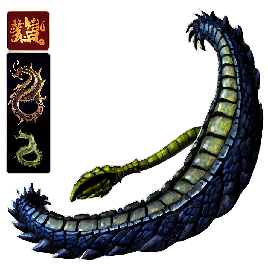 Dragon Tail Png Aox PNG Image